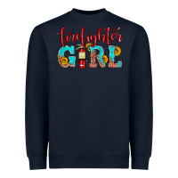 Navy firefighter son girl Heavyweight Sweatshirt - HRA Design Shop