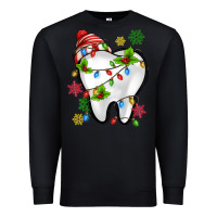Black Christmas Teeth Dentist Premium Sweatshirt - MaliasSmallBusiness