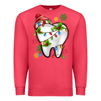 Cardinal Christmas Teeth Dentist Premium Sweatshirt - MaliasSmallBusiness
