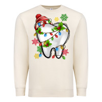 Sandshell Christmas Teeth Dentist Premium Sweatshirt - MaliasSmallBusiness