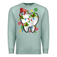 Seafoam Christmas Teeth Dentist Premium Sweatshirt - MaliasSmallBusiness
