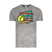 Cloud Rock softball life Vintage Tee - CowhideDigitalArt