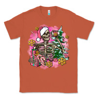 Copper pink coffee gifts christmas skeleton coffee Classic Tee - AdoDesignShop
