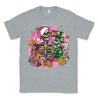 Heather Grey pink coffee gifts christmas skeleton coffee Classic Tee - AdoDesignShop