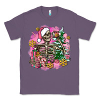 Lavender pink coffee gifts christmas skeleton coffee Classic Tee - AdoDesignShop