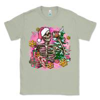 Matcha pink coffee gifts christmas skeleton coffee Classic Tee - AdoDesignShop