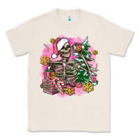 Natural pink coffee gifts christmas skeleton coffee Classic Tee - AdoDesignShop