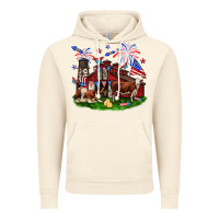 Vintage Artic Barn farm animals 4th of July Vintage Hoodie - Neo Western