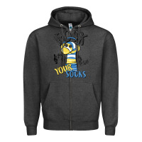 Charcoal Heather rock your Zipper Hoodie - MaliasSmallBusiness