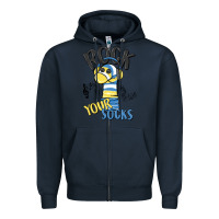 Navy rock your Zipper Hoodie - MaliasSmallBusiness