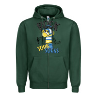 Sports Green rock your Zipper Hoodie - MaliasSmallBusiness