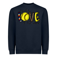 Navy for the love of the game softball Heavyweight Sweatshirt - CowhideDigitalArt