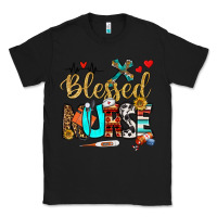 Black blessed nurse Classic Tee - BundleAndBundleShop