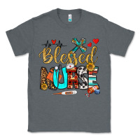 Charcoal Heather blessed nurse Classic Tee - BundleAndBundleShop