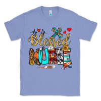 Colony Blue blessed nurse Classic Tee - BundleAndBundleShop