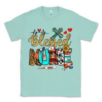 Seafoam blessed nurse Classic Tee - BundleAndBundleShop
