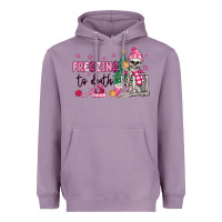 Lavender freezing to death skeleton Heavyweight Hoodie - MaliasSmallBusiness