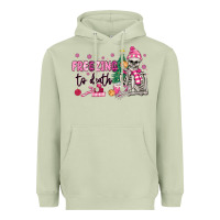 Matcha freezing to death skeleton Heavyweight Hoodie - MaliasSmallBusiness
