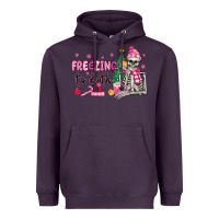 Plum freezing to death skeleton Heavyweight Hoodie - MaliasSmallBusiness