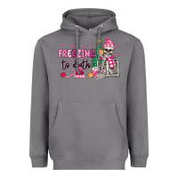 Storm freezing to death skeleton Heavyweight Hoodie - MaliasSmallBusiness