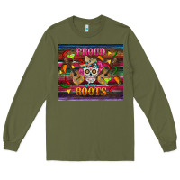 Army Green proud of my roots tumbler Long Sleeve Tee - BundleAndBundleShop