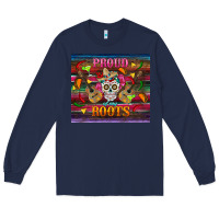 Navy proud of my roots tumbler Long Sleeve Tee - BundleAndBundleShop