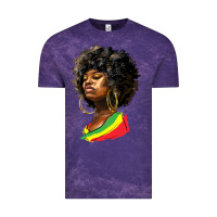 Cloud Purple juneteenth black women Vintage Tee - HRA Design Shop