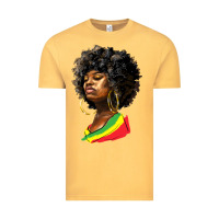 Vintage Mustard juneteenth black women Vintage Tee - HRA Design Shop