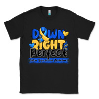 Black down right perfect down syndrome awareness Classic Tee - CowhideDigitalArt