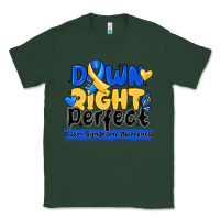 Sports Green down right perfect down syndrome awareness Classic Tee - CowhideDigitalArt