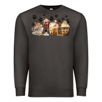 Smoke Dog Mom Coffee Lover Coffee Cups Premium Sweatshirt - MaliasSmallBusiness