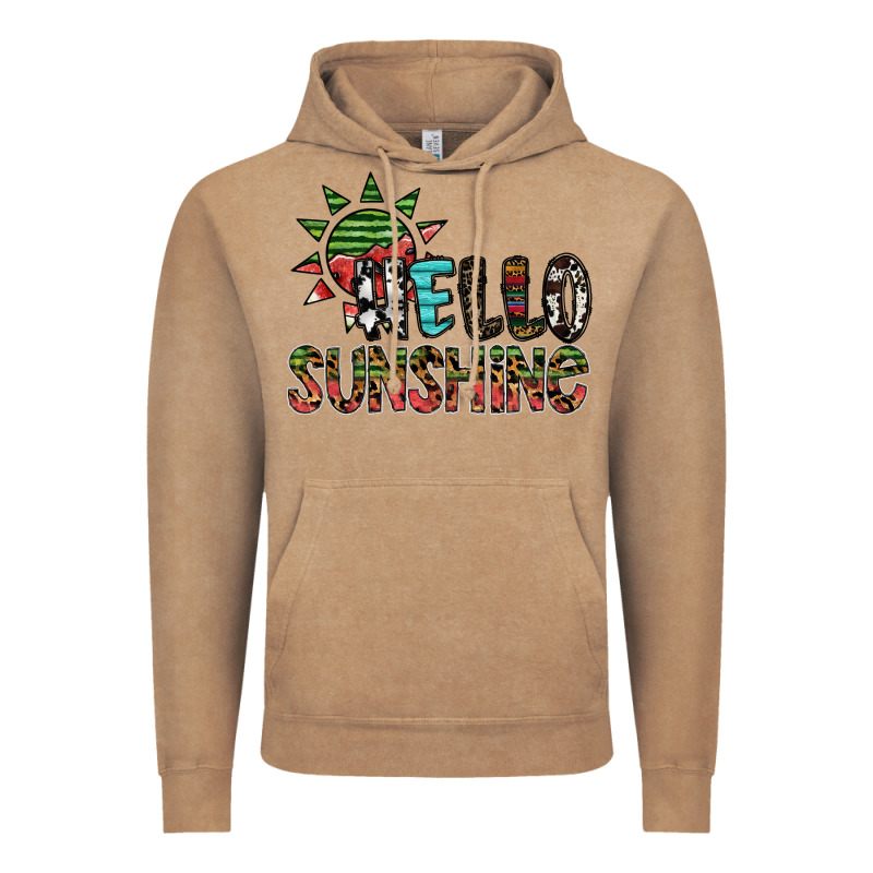 Hello Sunshine Vintage Hoodie by SublimationCraftShop | Teevron