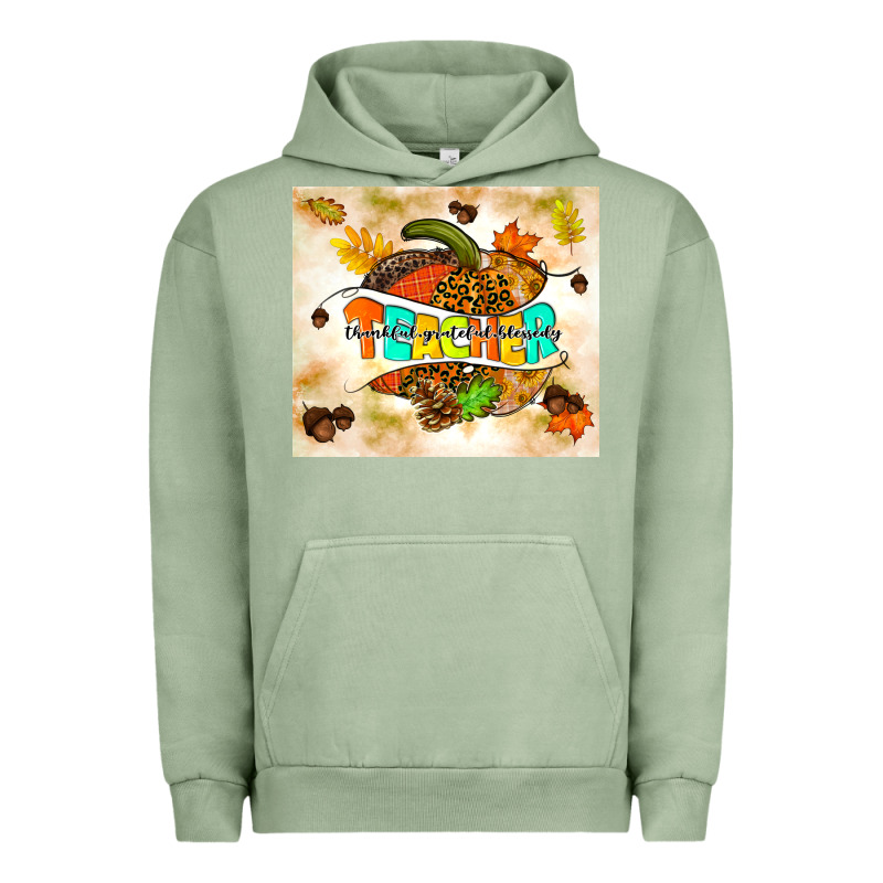 Fall Teacher Pumpkin Urban Hoodie by TumblerDesignByShophia | Teevron
