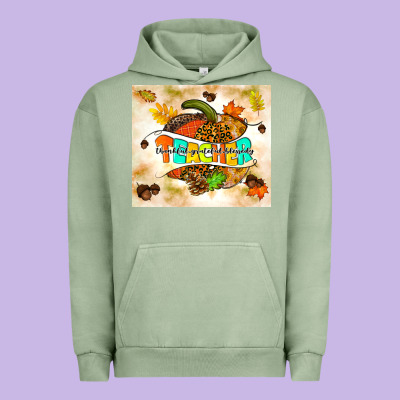 Fall Teacher Pumpkin Urban Hoodie Designed By Tumblerdesignbyshophia