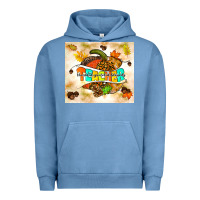 Pigment Pebble Blue fall teacher pumpkin Urban Hoodie - TumblerDesignByShophia