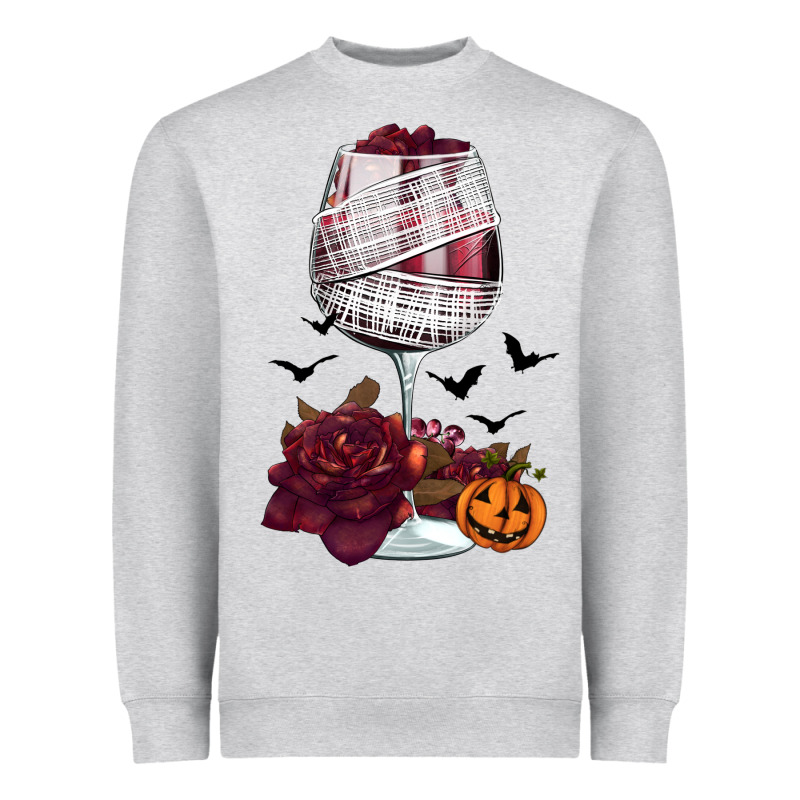 Halloween Roses Wine Heavyweight Sweatshirt by FaDigitalArtStudio | Teevron