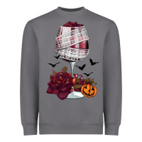 Storm halloween roses wine Heavyweight Sweatshirt - FaDigitalArtStudio