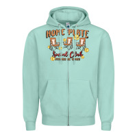 Seafoam glitter softball Zipper Hoodie - MaliasSmallBusiness