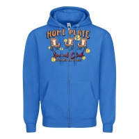 True Royal glitter softball Zipper Hoodie - MaliasSmallBusiness