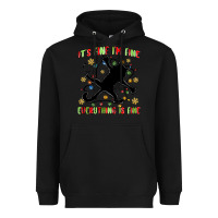 Black it's fine i'm fine everything is fine Heavyweight Hoodie - MaliasSmallBusiness