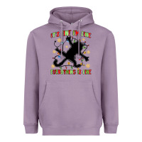Lavender it's fine i'm fine everything is fine Heavyweight Hoodie - MaliasSmallBusiness