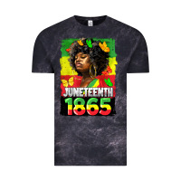 Cloud Black juneteenth 1865 black freedom Vintage Tee - HRA Design Shop