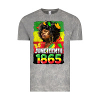 Cloud Rock juneteenth 1865 black freedom Vintage Tee - HRA Design Shop