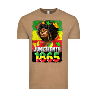 Vintage Coffee juneteenth 1865 black freedom Vintage Tee - HRA Design Shop