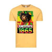 Vintage Mustard juneteenth 1865 black freedom Vintage Tee - HRA Design Shop