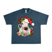 Midnight Navy christmas heifer Urban Heavy Tee - JahusDesignShop