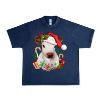 Navy christmas heifer Urban Heavy Tee - JahusDesignShop