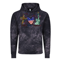 Cloud Black Faith love Freedom 4th of july Vintage Hoodie - CowGirlArtShop