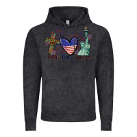 Vintage Black Faith love Freedom 4th of july Vintage Hoodie - CowGirlArtShop