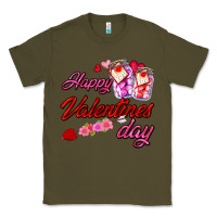 Army Green happy valentines day Classic Tee - AdoDesignShop